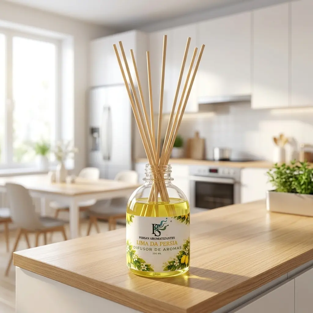 Aroma de Cozinha ou Sala de Jantar deve ser com o Aromatizante Lima da Persia