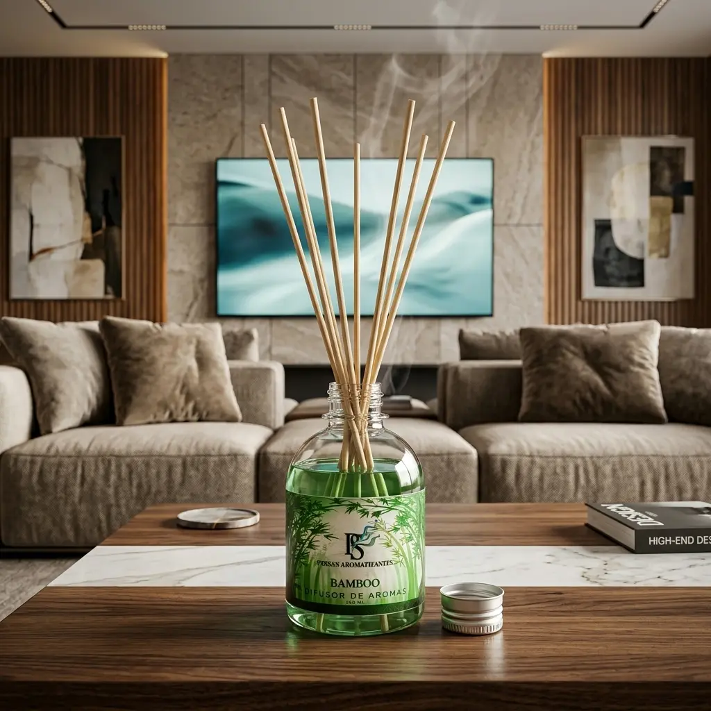 Uma sala de Estar e TV deve ser confortável e com aquele aroma Bamboo