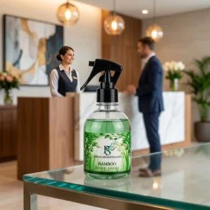 Sabe aquele aroma gostoso de entrada de hotéis? vem de Aromatizante Bamboo Home Spray na Recepção