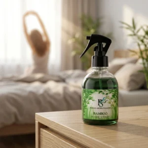 Acorde com aquele aroma delicioso do Aromatizante Bamboo Home Spray no Quarto