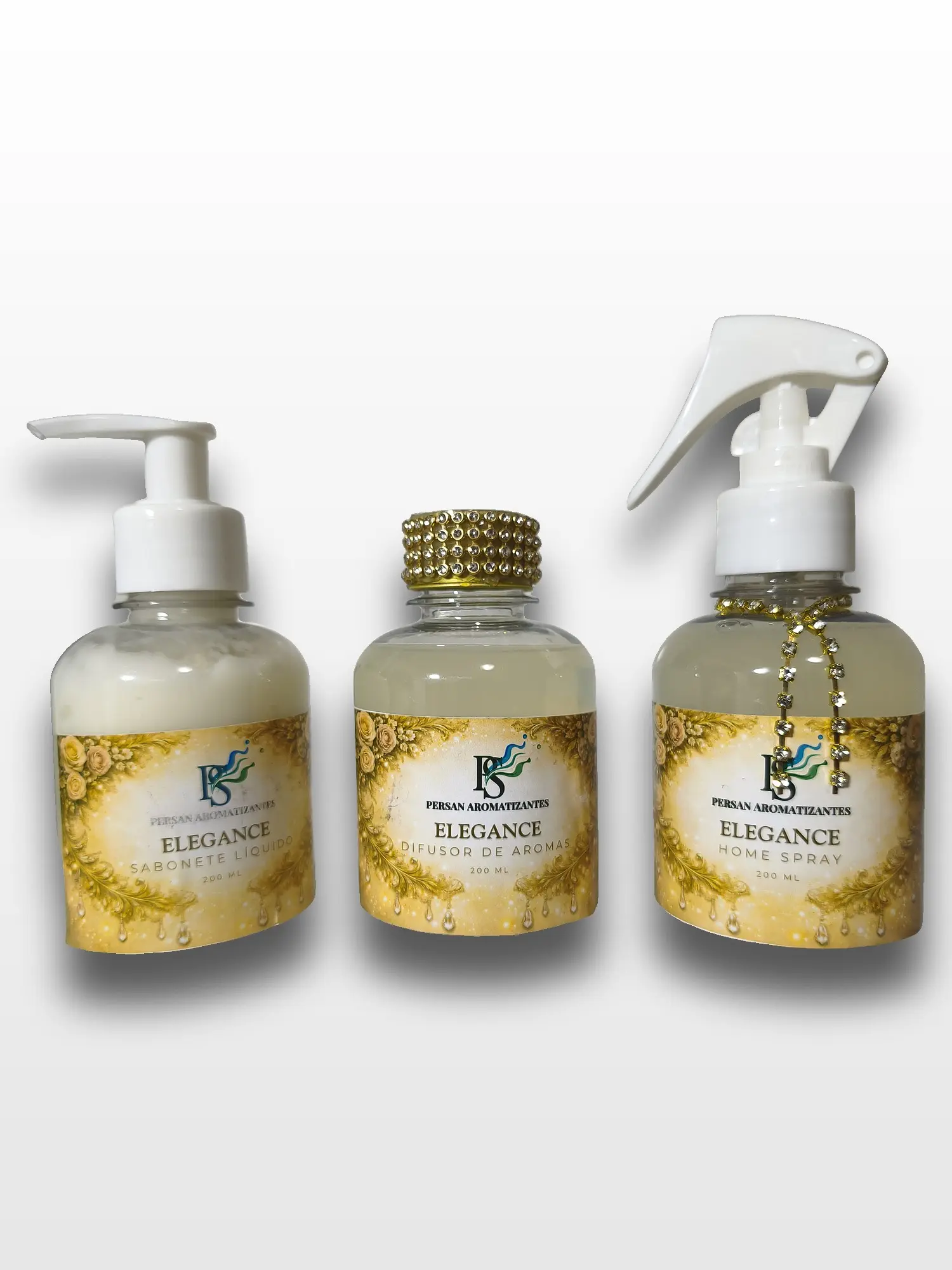 Kit Aromatizante Elegance - Difusor - Home Spray e Água para Lençóis