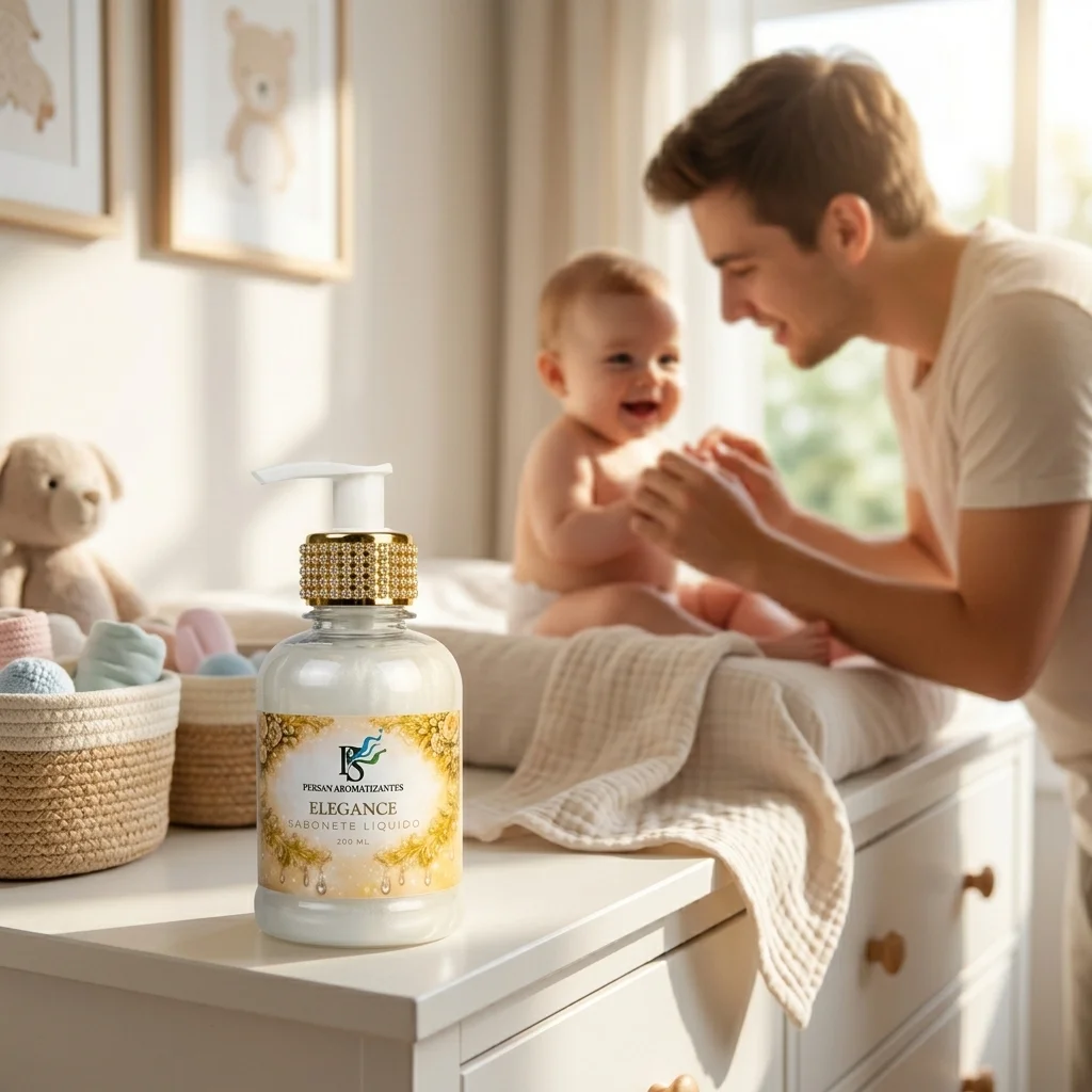 Sabonete Líquido Elegance - Mãos sempre higienizadas e limpas para você cuidar de quem mais ama