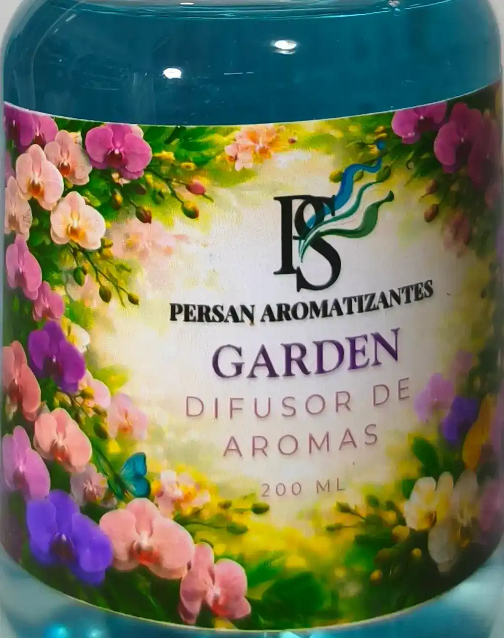 Rótulo do Difusor de varetas Aromatizador Garden