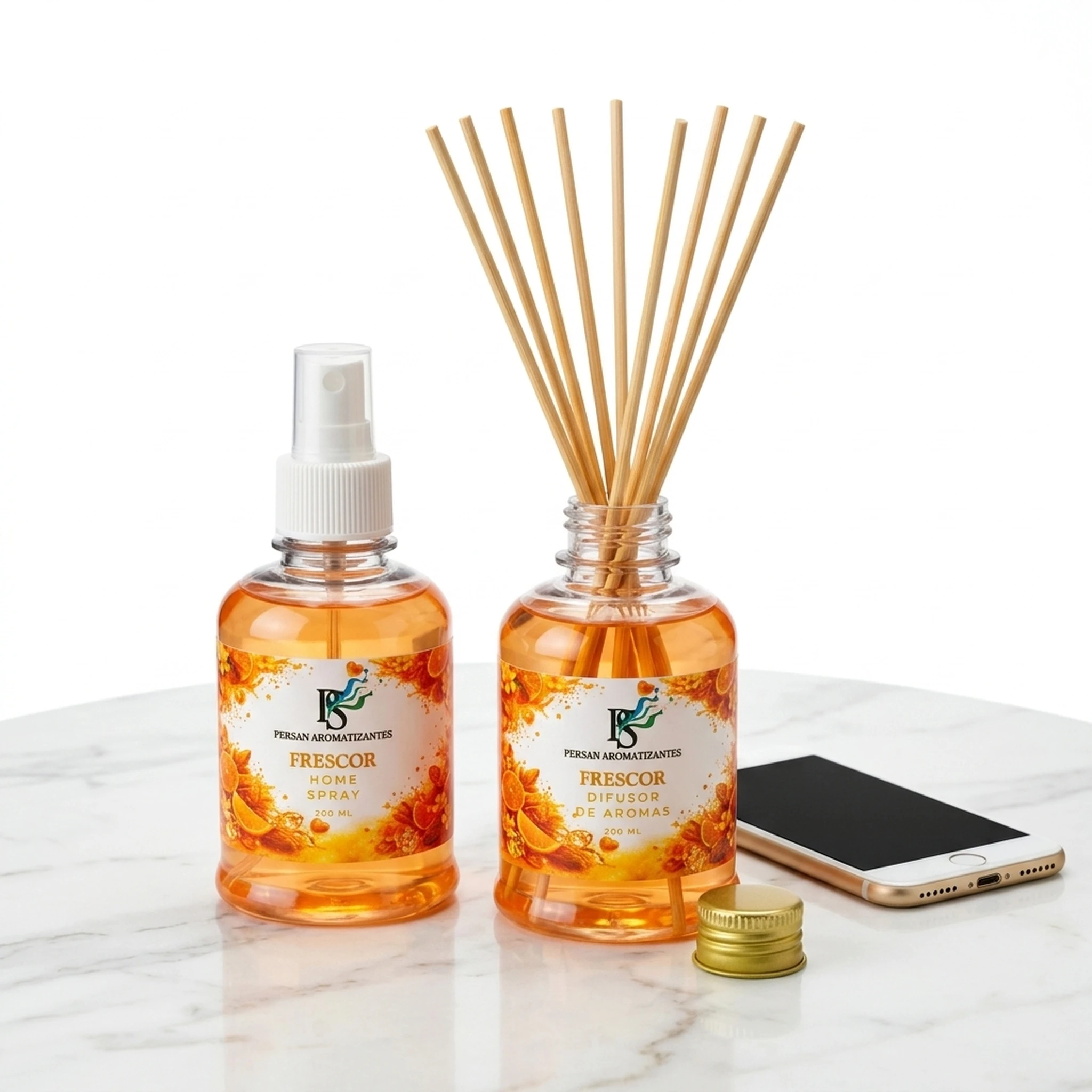 Kit Aromatizador Difusor e Home Spray Aromas Fresco
