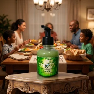 Sabonete Líquido Aroma Bamboo na Sala de Jantar ou em seu lavabo