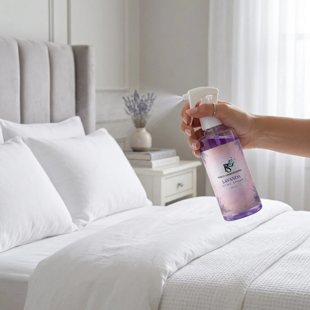 comprar home spray para roupas Aplicação Home Spray Lavanda em lençóis