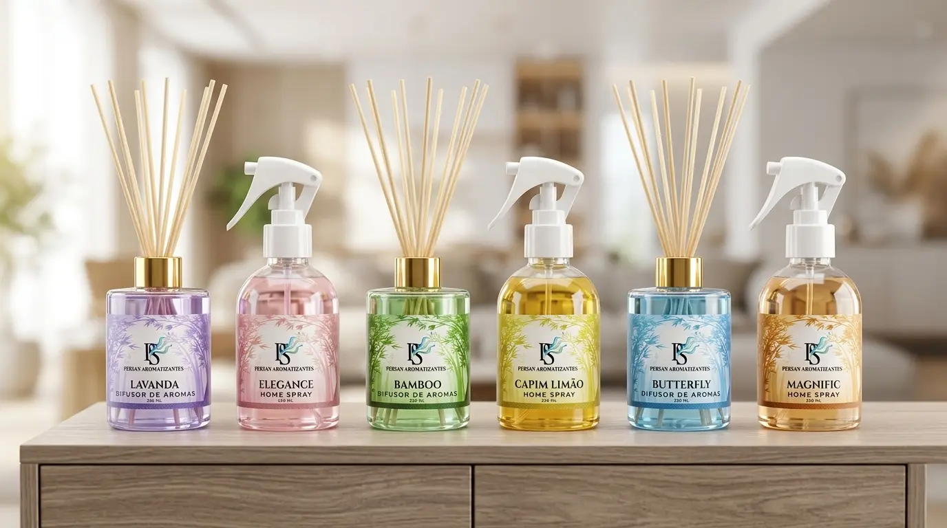 O que é Scent Layering e Como Funciona a Aromatização de Ambientes Vários Aromatizantes para escolher da Persan Aromatizantes